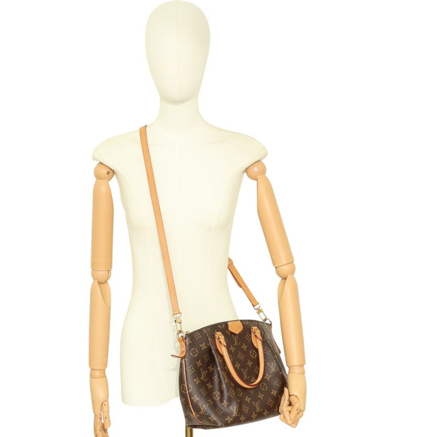 LOUIS VUITTON LV 路易威登 Turenne PM 兩用包 棕色 原花帆布 M48813-6