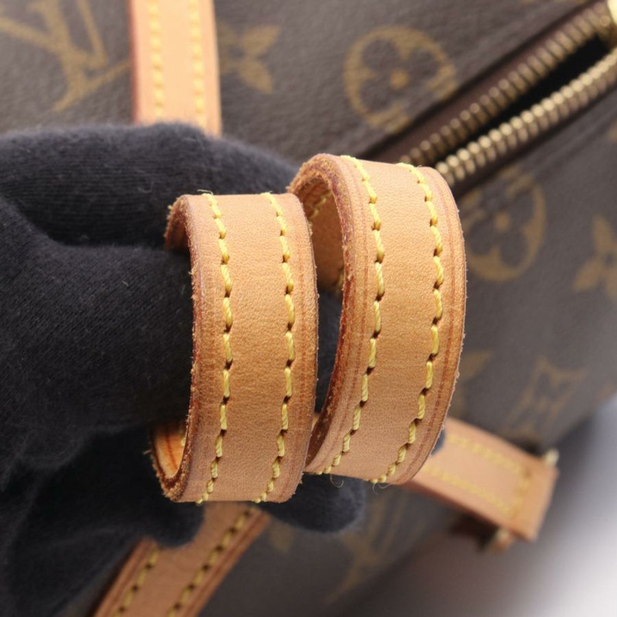 路易威登 Papillon 26 手提包 M51386 Monogram 帆布皮革棕色二手 LV-9