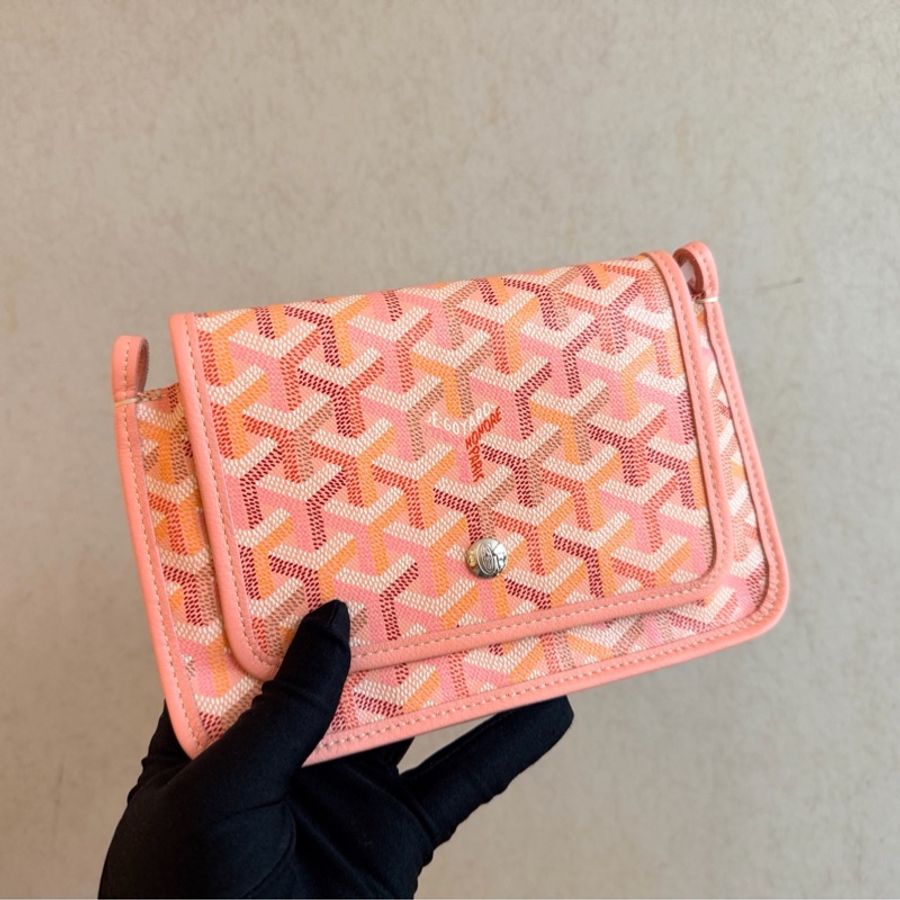 GOYARD戈雅 限量櫻花粉plumet woc信封包-1