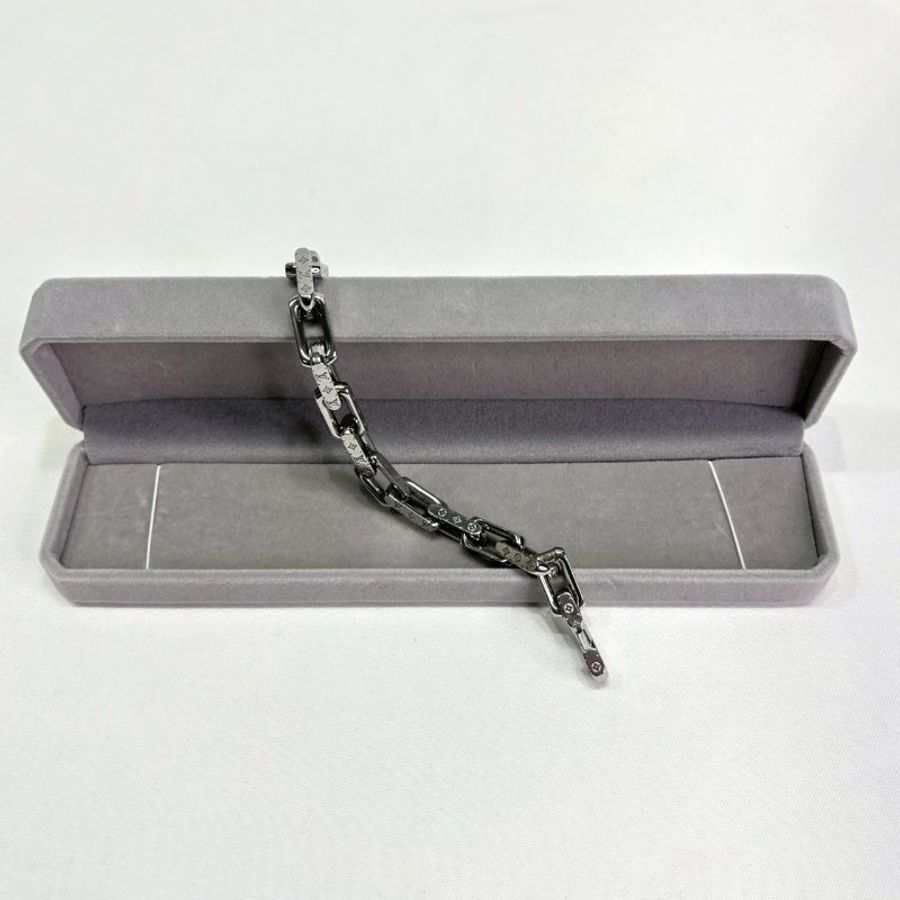 LV Monogram Chain粗鏈條手鍊-1