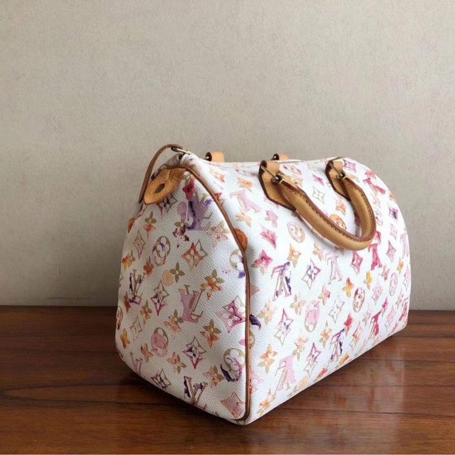 LV 白水彩speedy30,收藏款Marc Jacobs x Richard Prince 08年的合作款-1