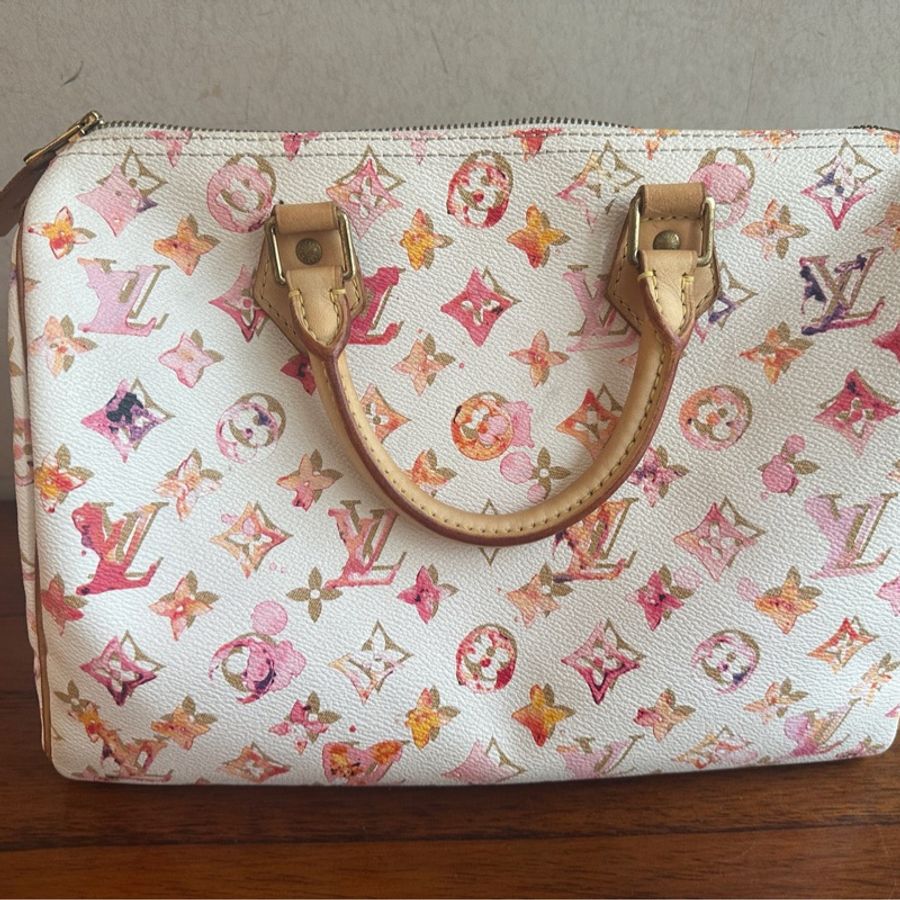 LV 白水彩speedy30,收藏款Marc Jacobs x Richard Prince 08年的合作款-5