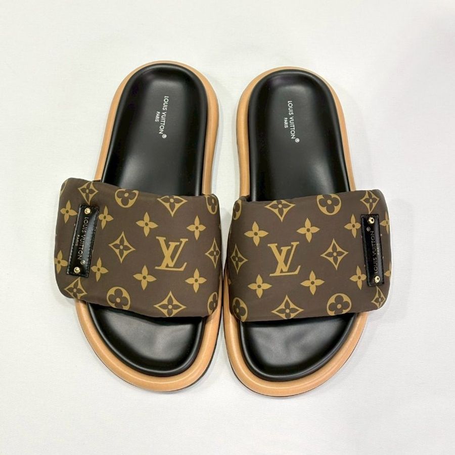 LV Pool Pillow平底拖鞋-1