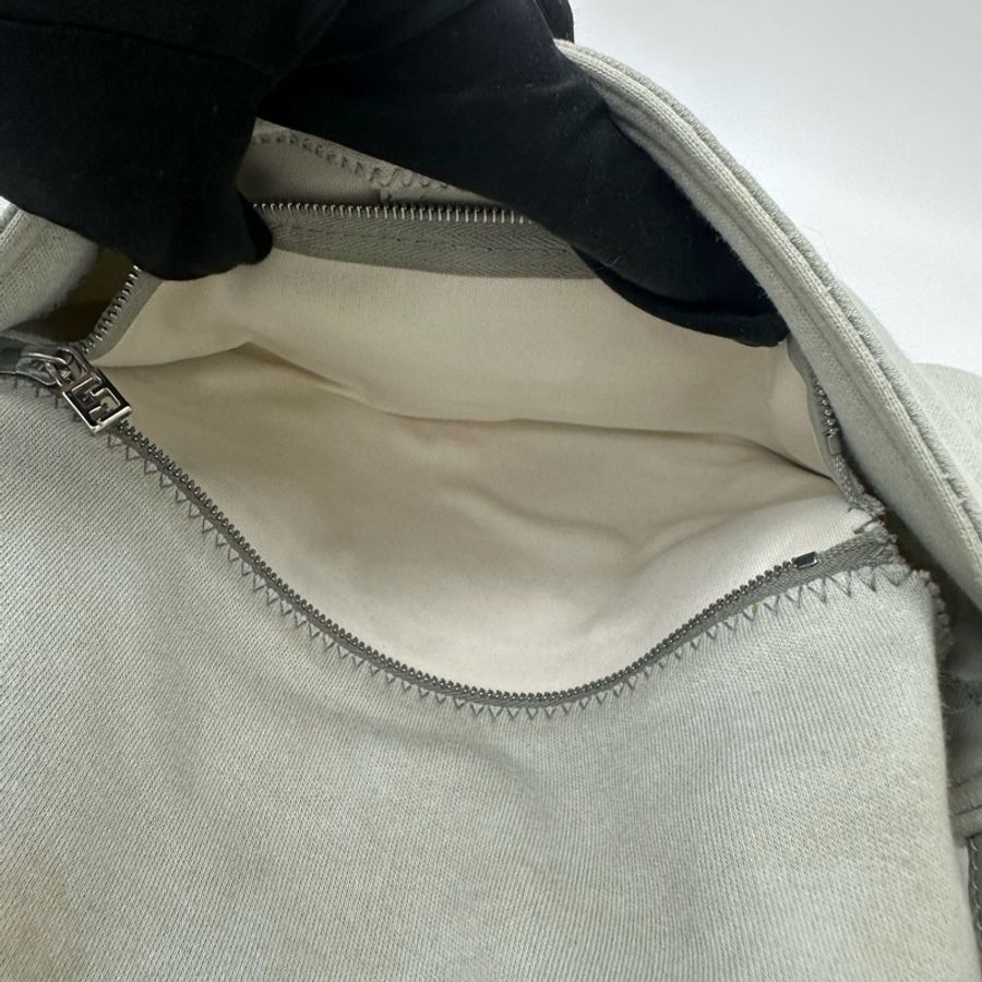 【赫蒂國際精品】 Fendi Baguette 淡灰色布面肩背包 vintage-26