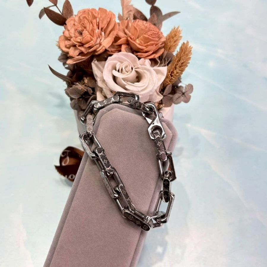 LV Monogram Chain 古巴手鍊-4