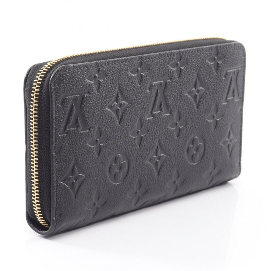 路易威登 Zippy 長皮夾 M61864 Monogram 印花皮革 黑色 二手 LV-1