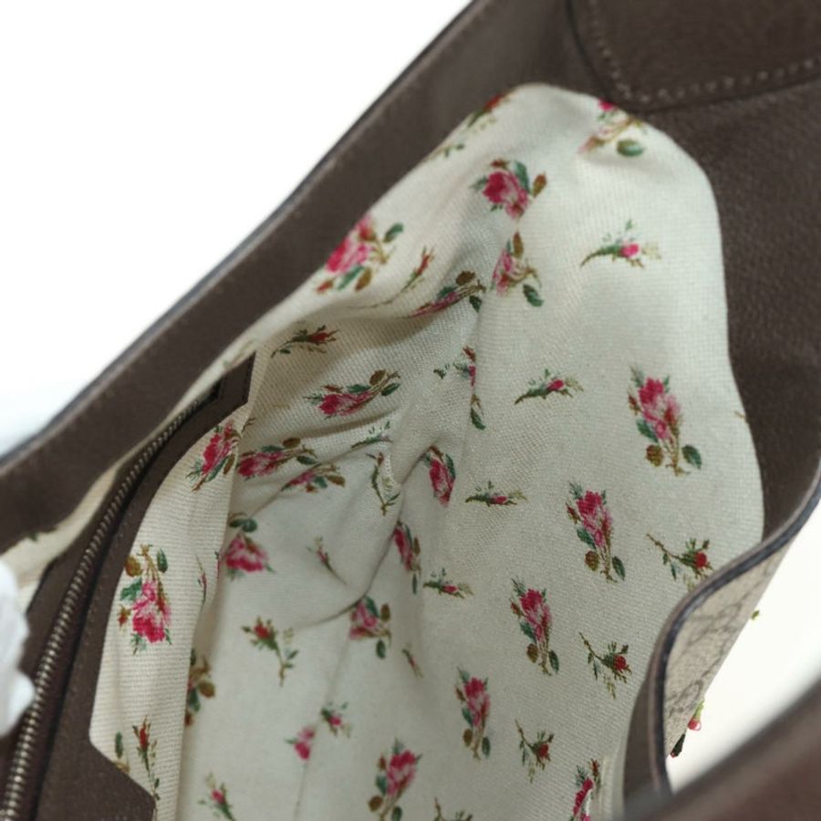 【日本直送】GUCCI GG Supreme Dionysus Web Sherry Line Bag PVC Beige 446687 Auth 184731SAM-30