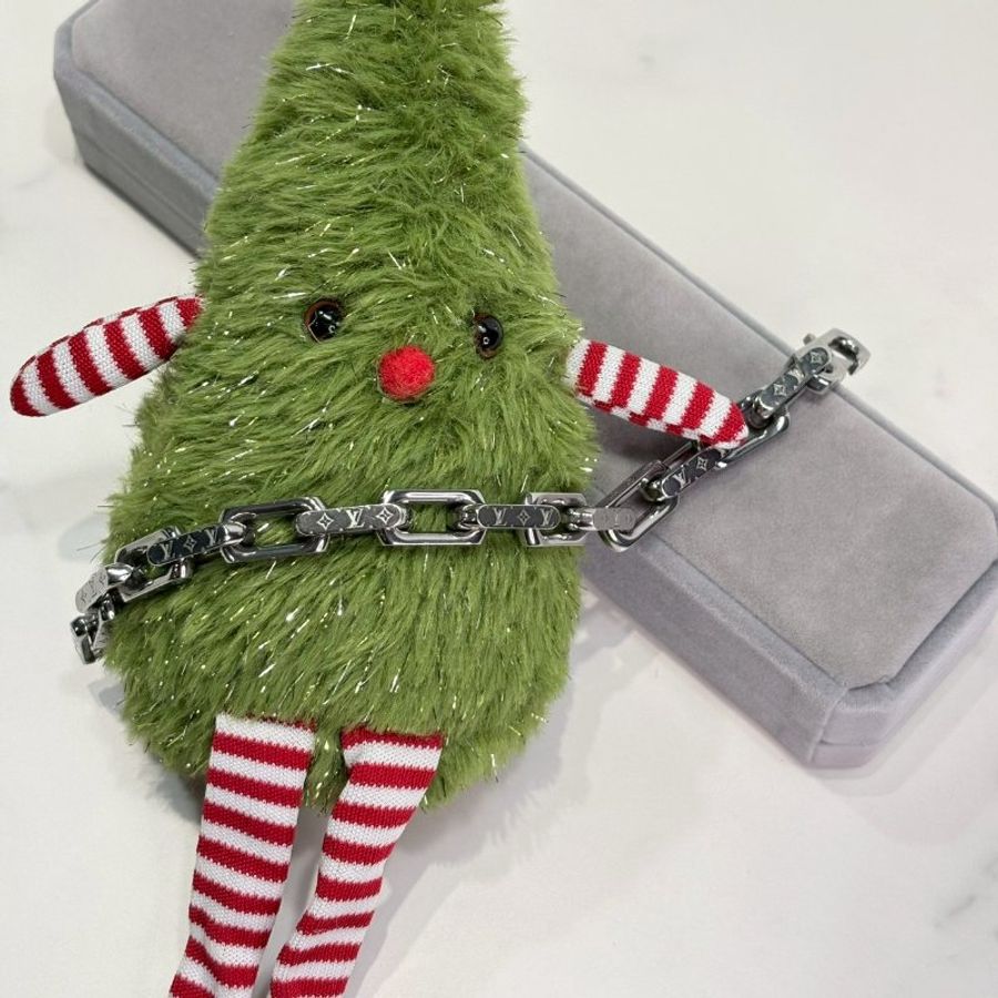 LV Monogram Chain 竹節手鍊-0