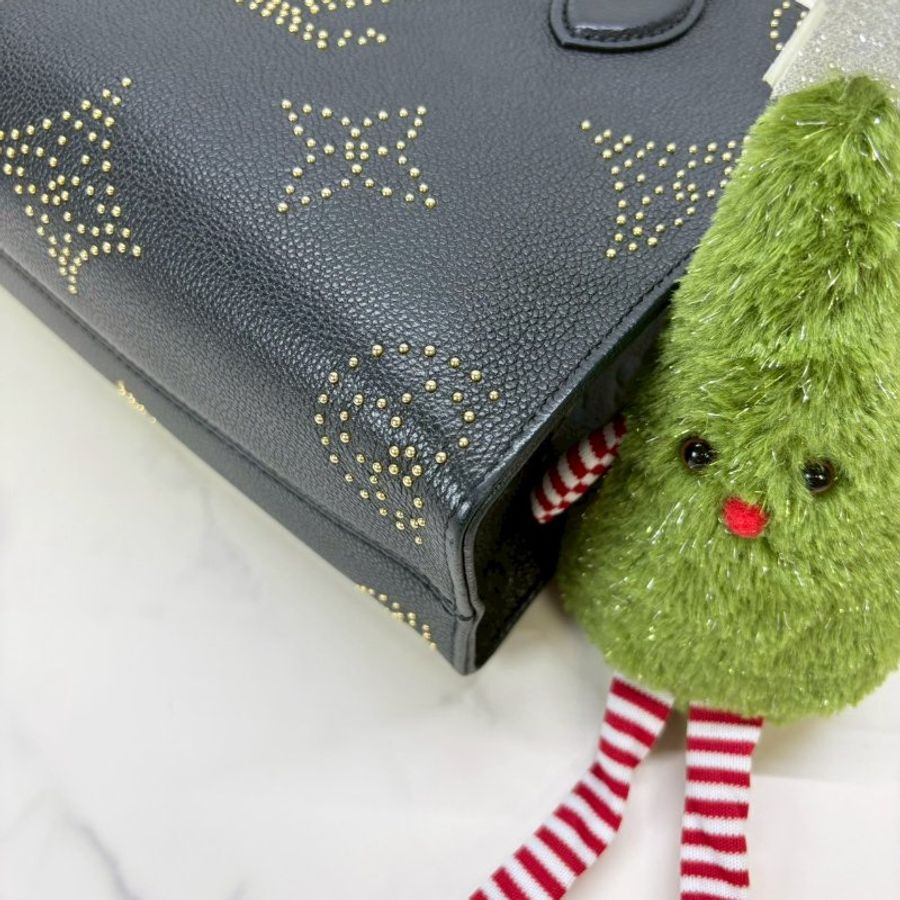 LV OnTheGo PM黑色金釘手提包-9