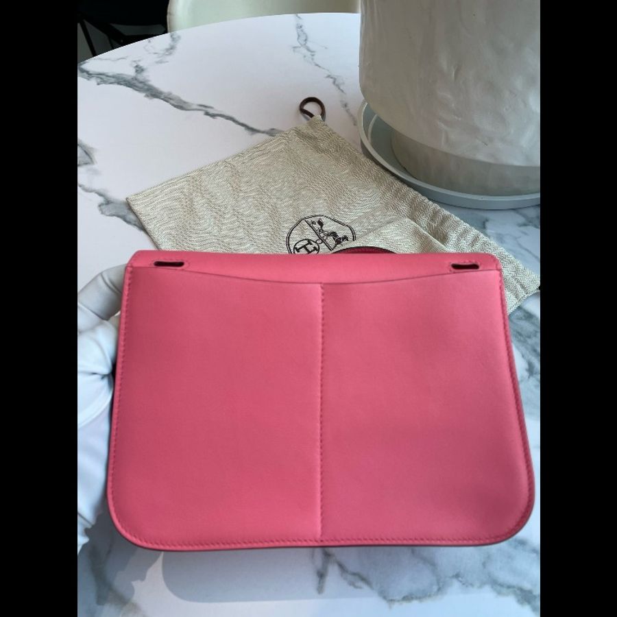 Hermès 愛馬仕 Halzan mini哈喇子
8W唇膏粉銀扣 Swift皮 99新-1