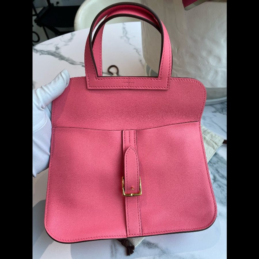 Hermès 愛馬仕 Halzan mini哈喇子
8W唇膏粉銀扣 Swift皮 99新-4