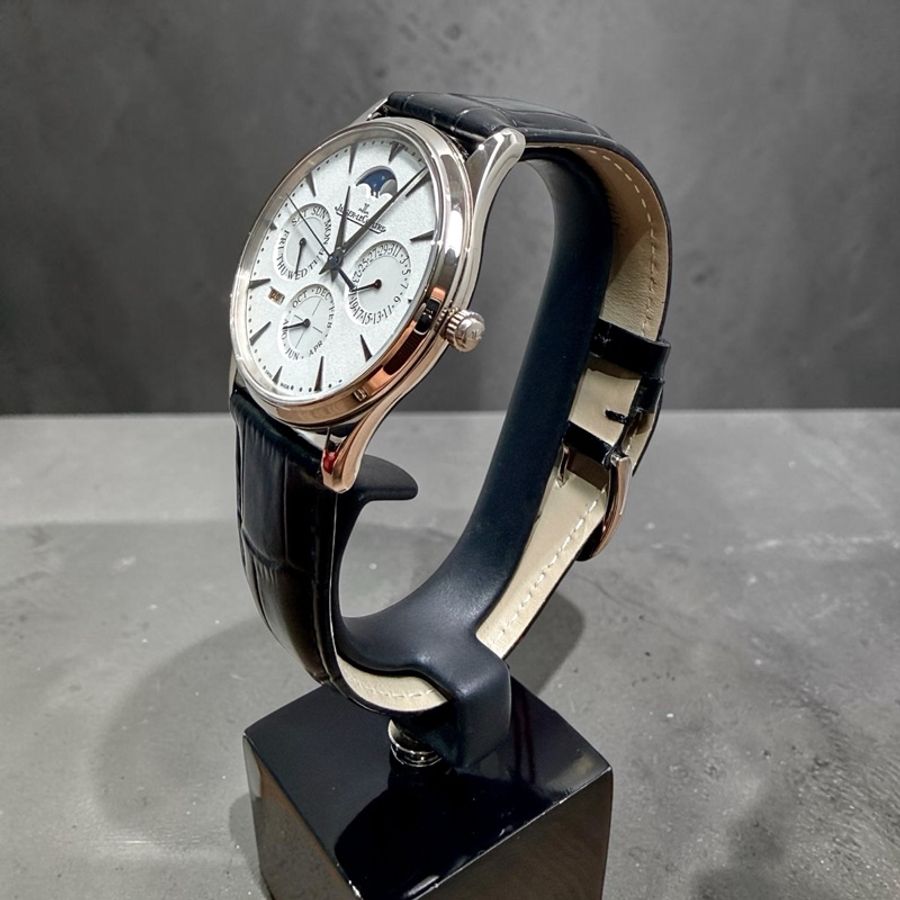積家 JLC 超薄大師萬年曆 白金款 Q1303520 18K 頂級複雜款-1