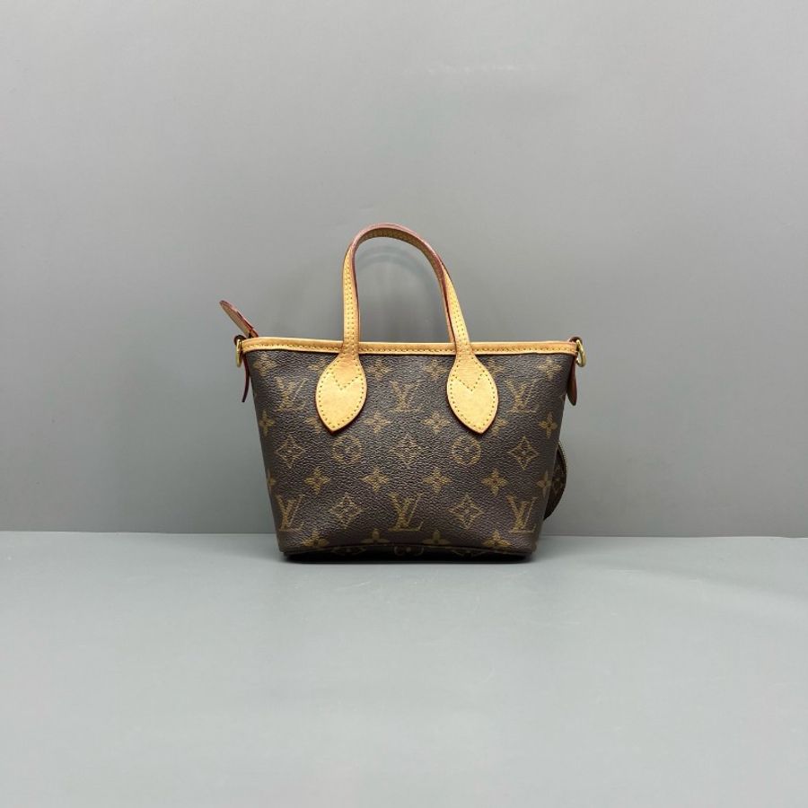 97新 二手LV路易威登neverfull bb老花晶片款-1
