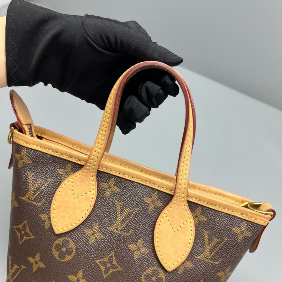 97新 二手LV路易威登neverfull bb老花晶片款-5