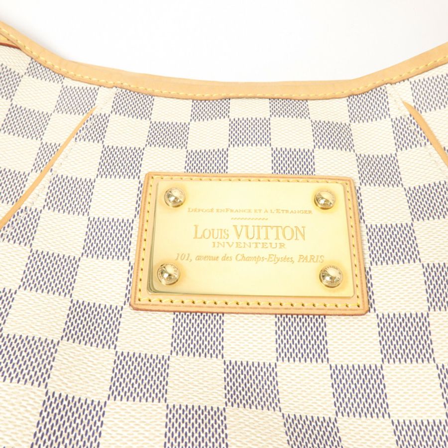 LOUIS VUITTON Damier Azur Galliera PM肩背袋-5
