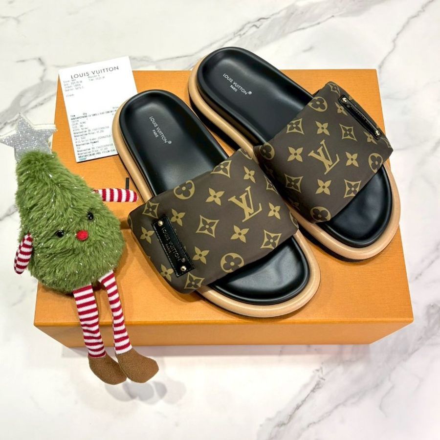 LV Pool Pillow平底涼拖鞋-0