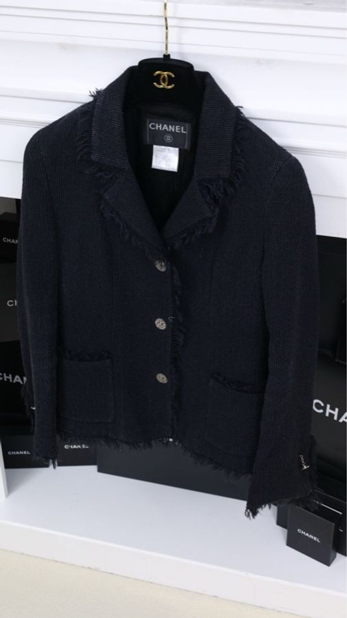 Chanel 04年流苏滚边两口袋外套-2