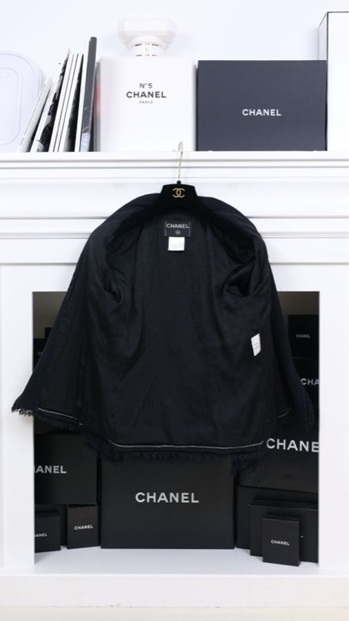 Chanel 04年流苏滚边两口袋外套-4