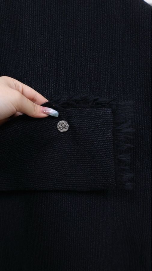 Chanel 04年流苏滚边两口袋外套-6