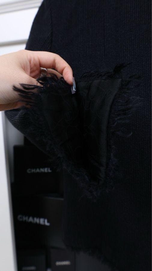 Chanel 04年流苏滚边两口袋外套-9