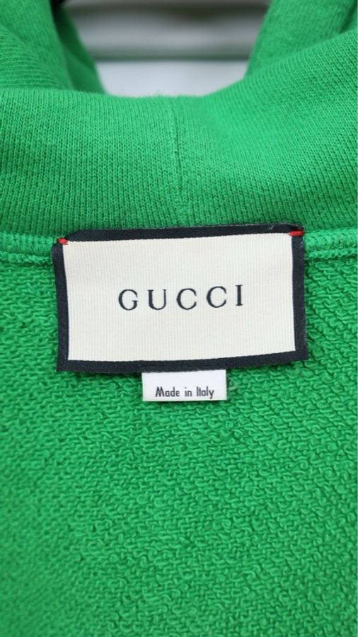 Gucci绿色兔子图案卫衣-15