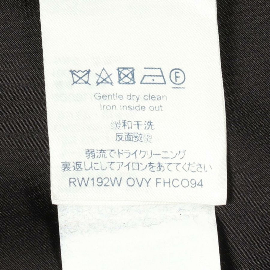 路易威登 Anchor Button Peacoat RW192W OVY FHCO94 羊毛羊絨混紡 藍色 #36-5