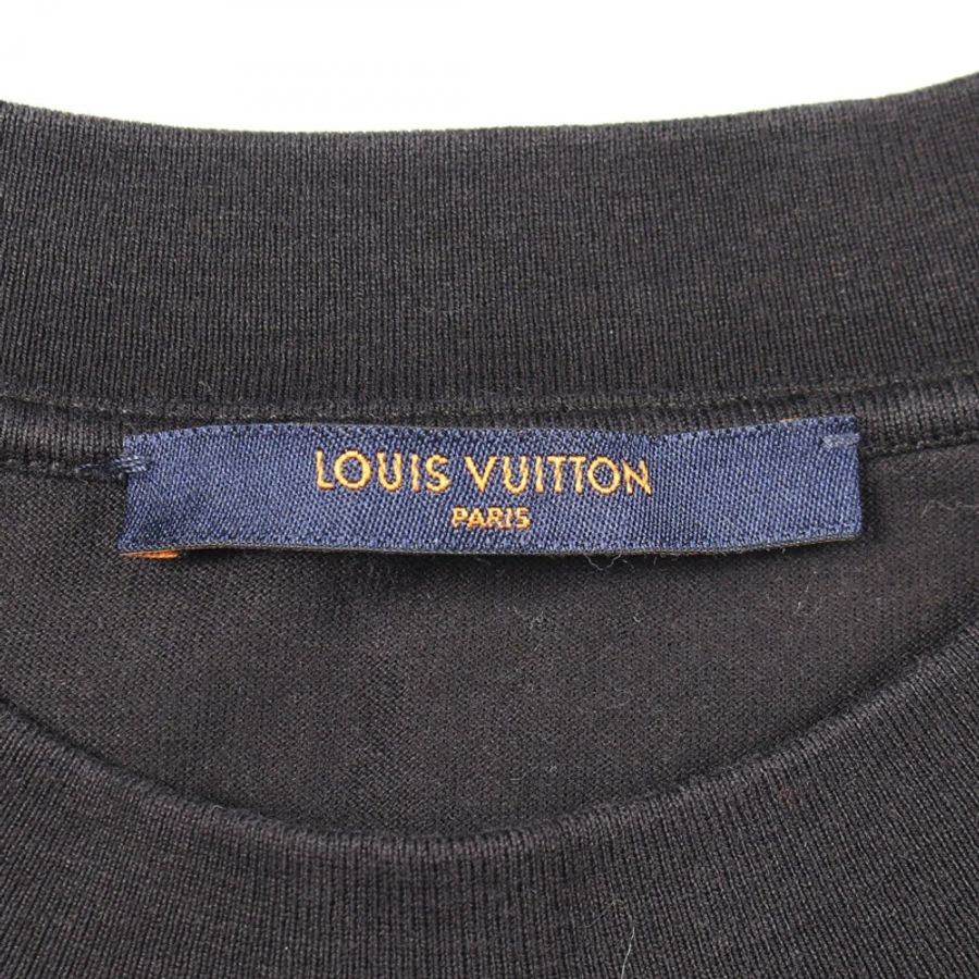 路易威登 Monogram Gradient T 卹 RM202 NPG HJY77W 純棉 黑色 二手 #XS-2
