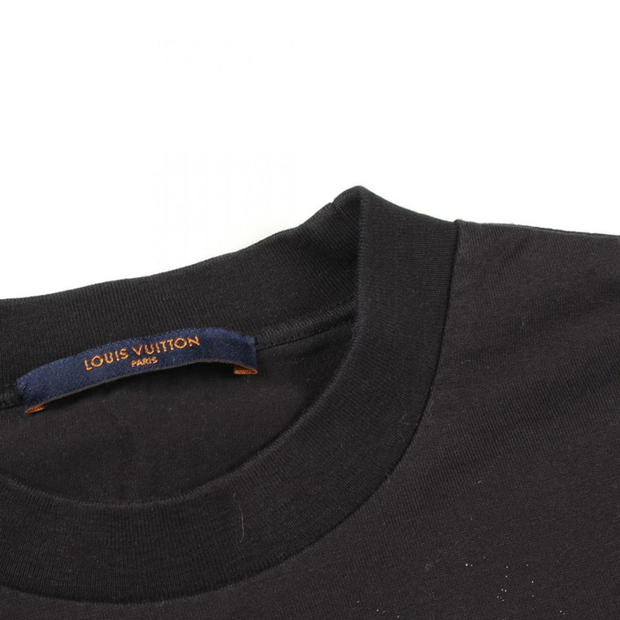路易威登 Monogram Gradient T 卹 RM202 NPG HJY77W 純棉 黑色 二手 #XS-7