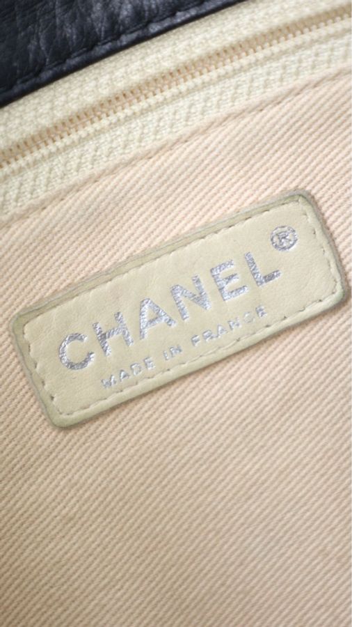 Chanel 8开黑银2.55大扣腋下包单肩包-7