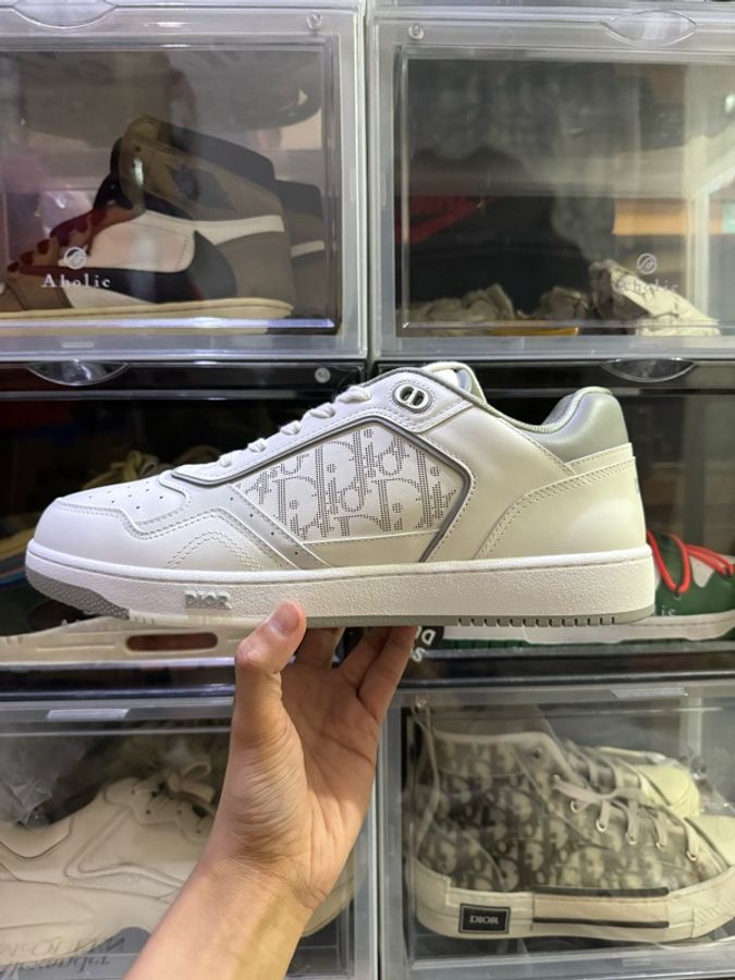 Dior B27 Eu45 灰白低筒-2