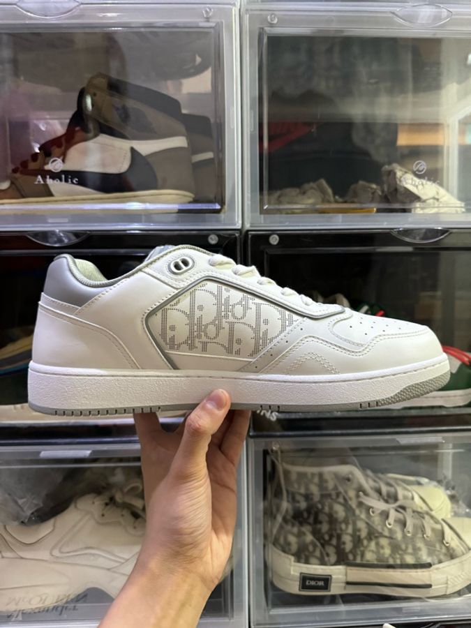 Dior B27 Eu45 灰白低筒-3