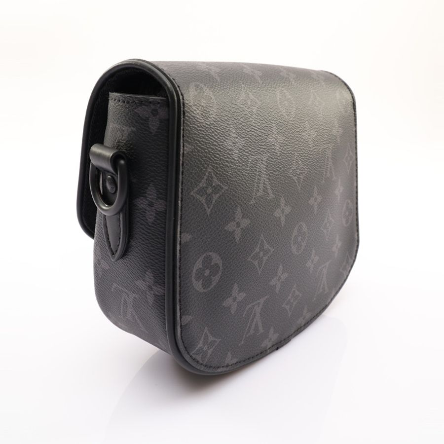 LOUIS VUITTON LV 路易威登 Montsouris 郵差包 PM 肩背包 黑色 原花帆布 M12519-1