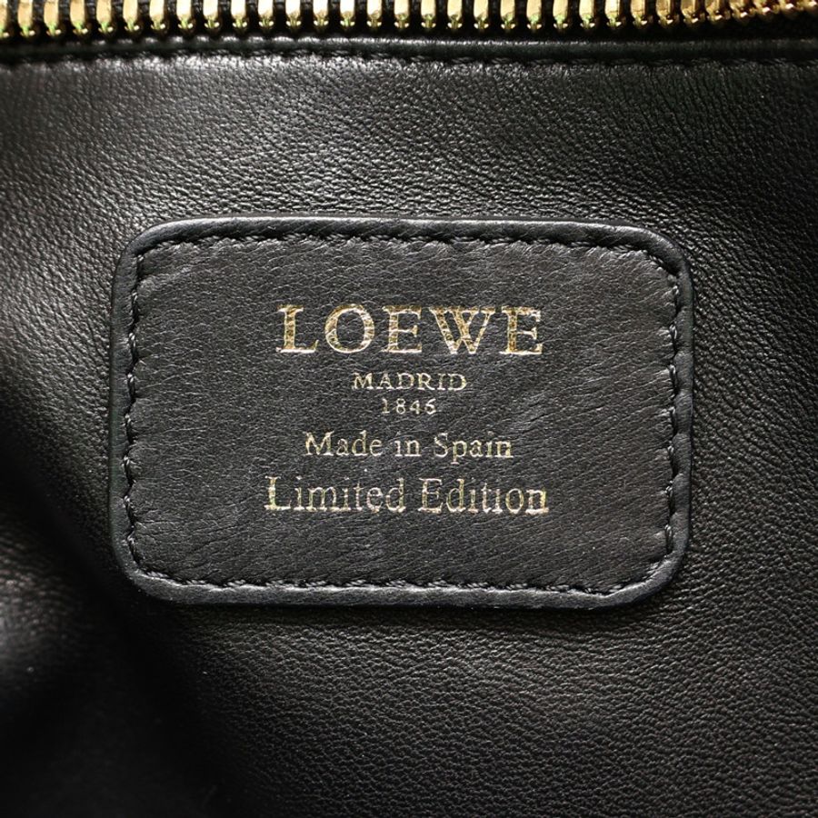 LOEWE 羅威 Amazona 28 手提包 紅/綠/藍色 牛皮-5
