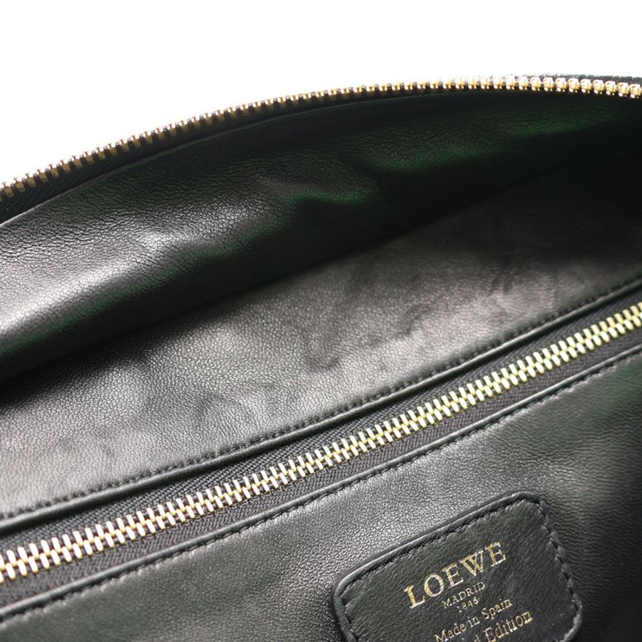 LOEWE 羅威 Amazona 28 手提包 紅/綠/藍色 牛皮-13