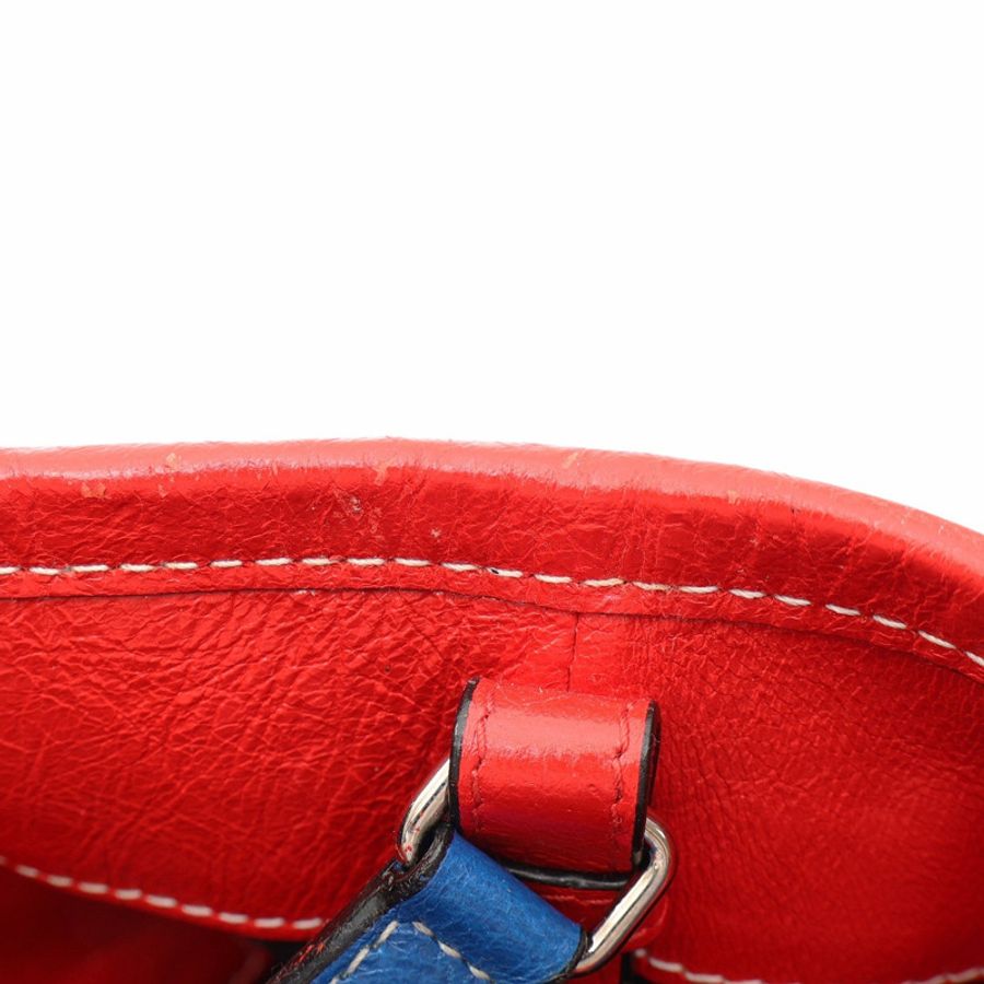 BALENCIAGA 巴黎世家 Small Barbes 兩用包 藍/多色 牛皮 671404-15