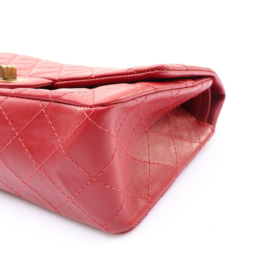 CHANEL 香奈兒 2.55 Flap 肩背包 紅色 牛皮 A37586 A37586-9