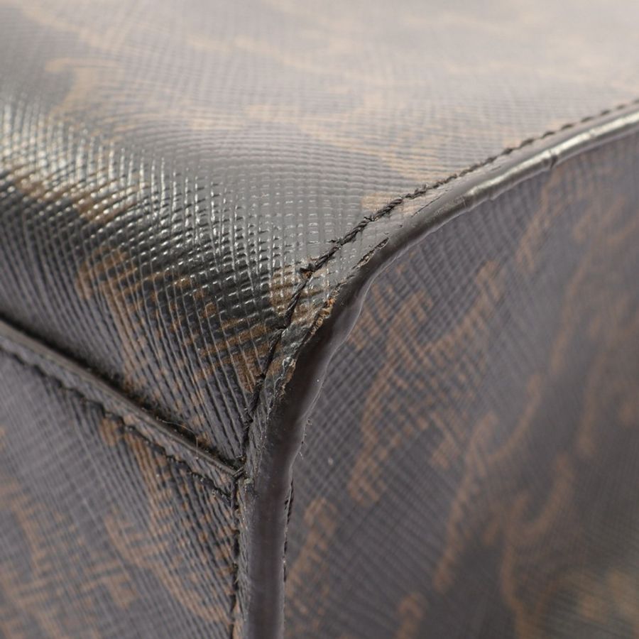 CELINE 賽琳 Vertical Cabas 兩用包 棕色 Triomphe 帆布 191542BZK.04LU-6
