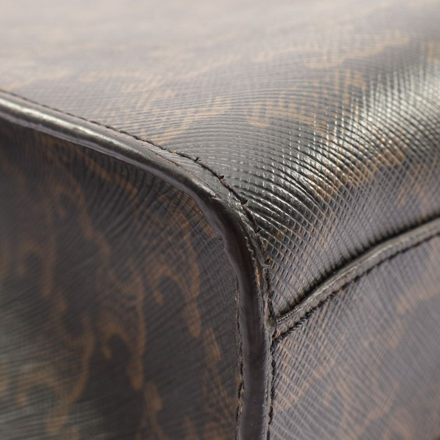 CELINE 賽琳 Vertical Cabas 兩用包 棕色 Triomphe 帆布 191542BZK.04LU-7