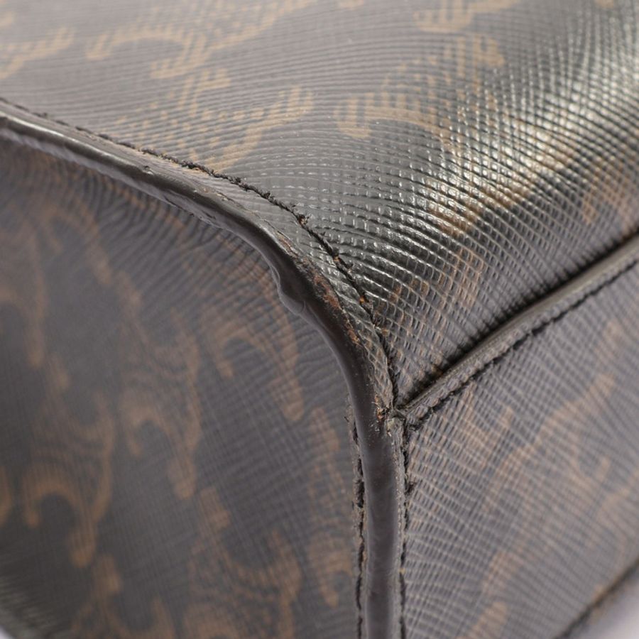 CELINE 賽琳 Vertical Cabas 兩用包 棕色 Triomphe 帆布 191542BZK.04LU-9