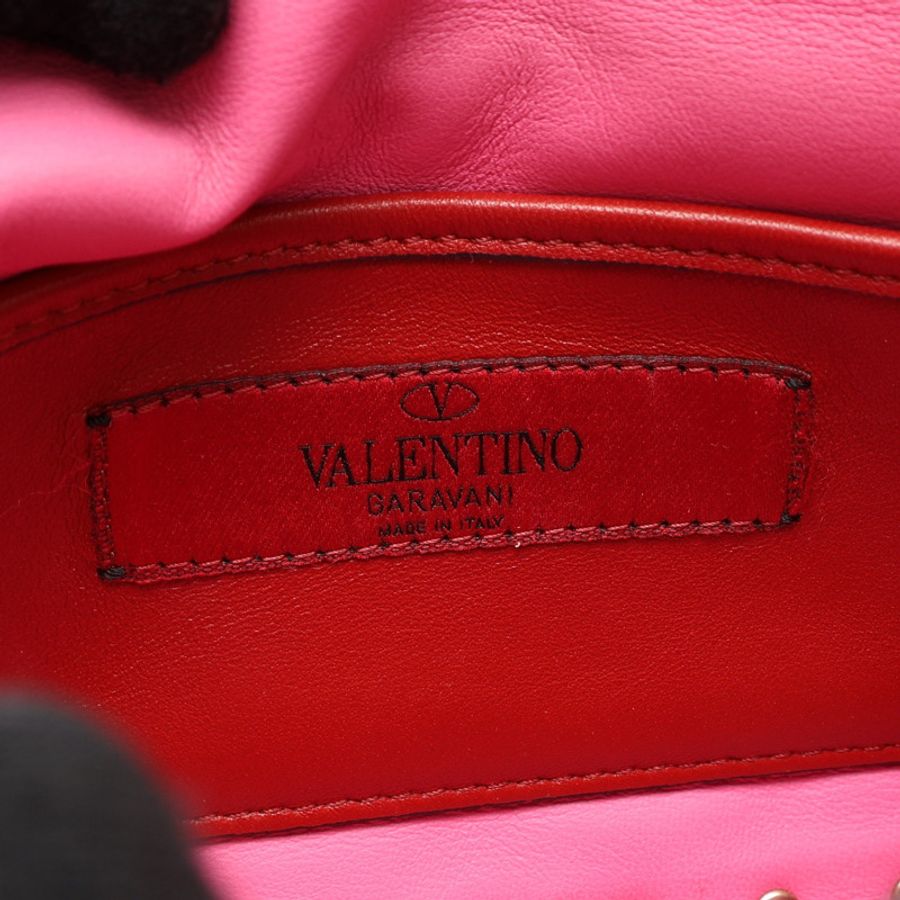 Valentino 范倫鐵諾 Garavani Rockstud Spike 兩用包 粉色 牛皮-4