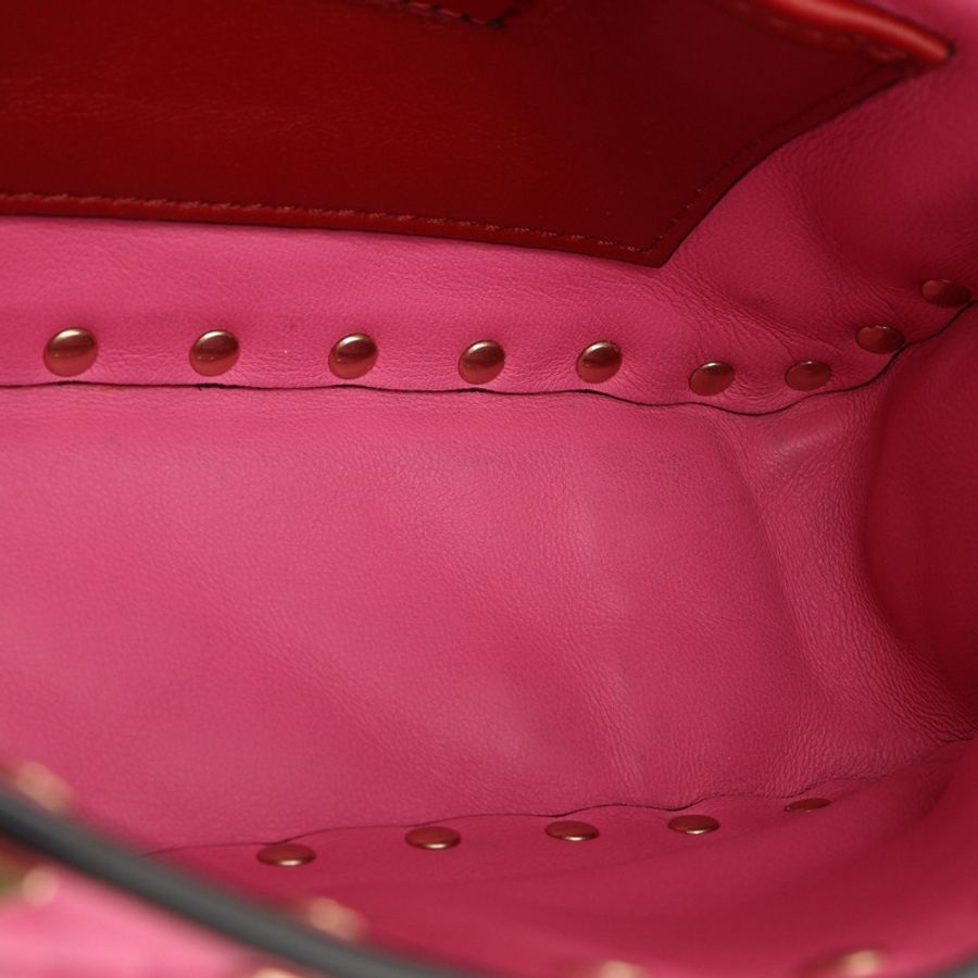 Valentino 范倫鐵諾 Garavani Rockstud Spike 兩用包 粉色 牛皮-14