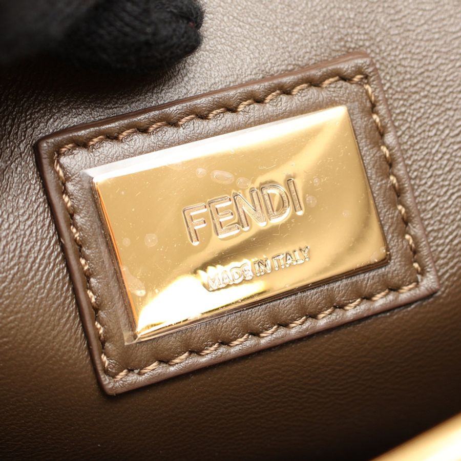 FENDI 芬迪 Peekaboo 兩用包 黑色 牛皮 8BN307 A5AT F14TZ-4