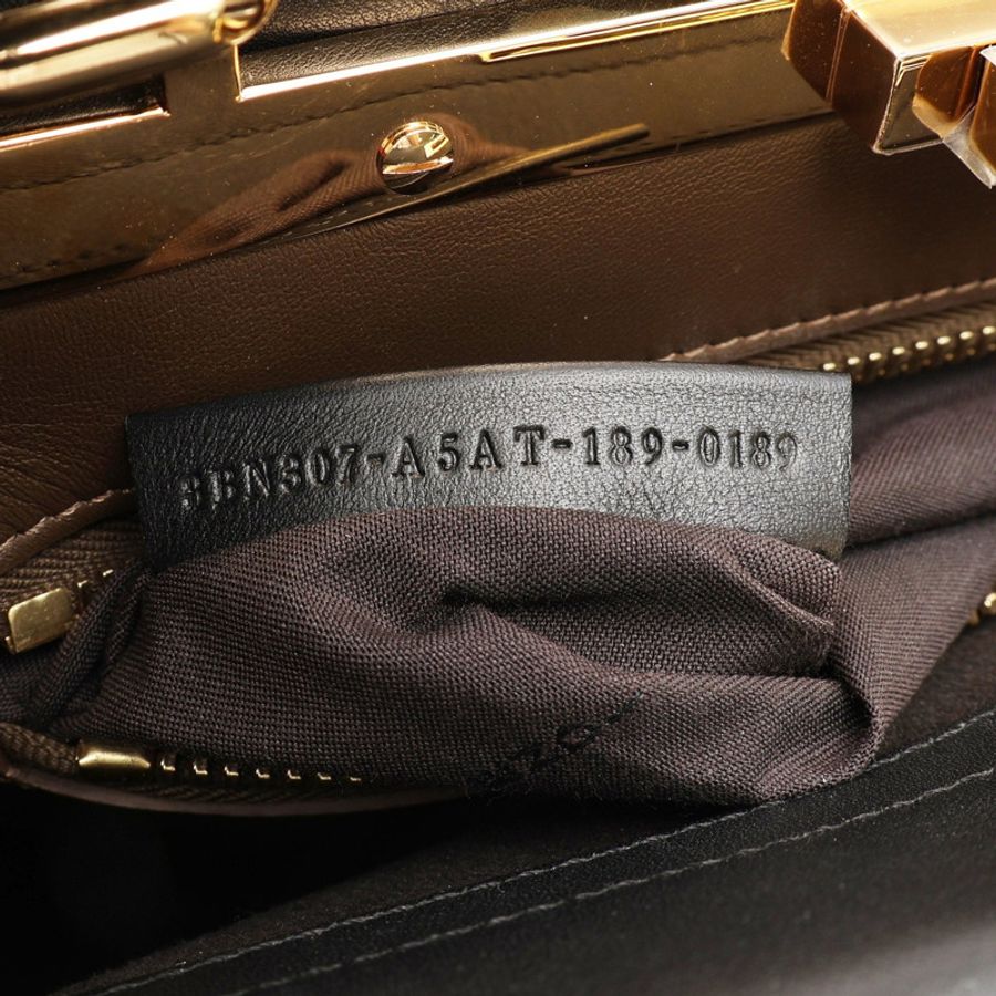 FENDI 芬迪 Peekaboo 兩用包 黑色 牛皮 8BN307 A5AT F14TZ-5