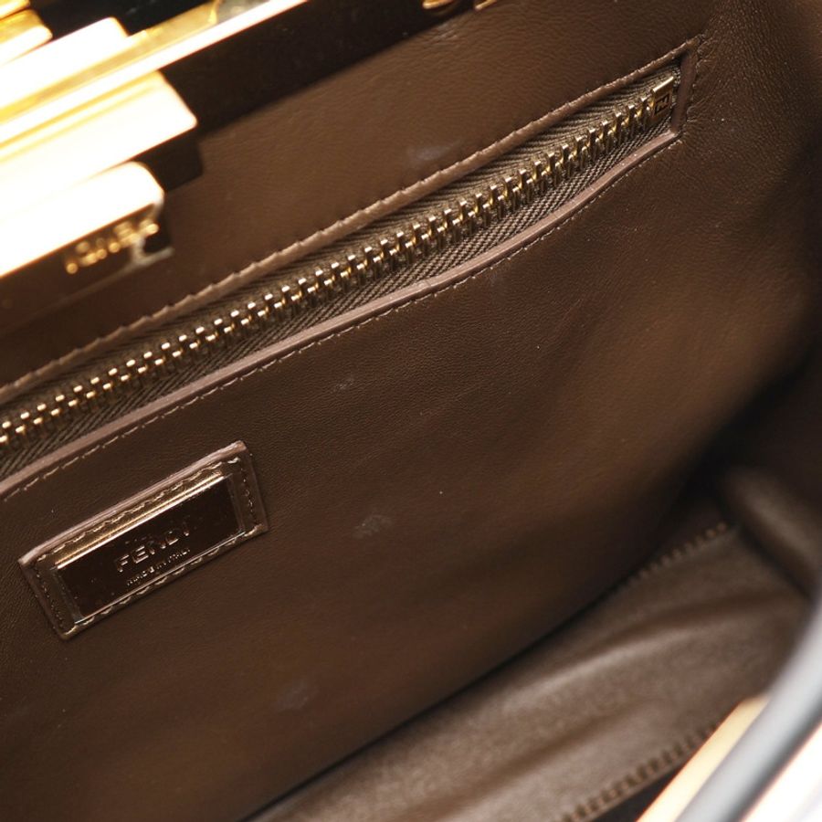 FENDI 芬迪 Peekaboo 兩用包 黑色 牛皮 8BN307 A5AT F14TZ-17