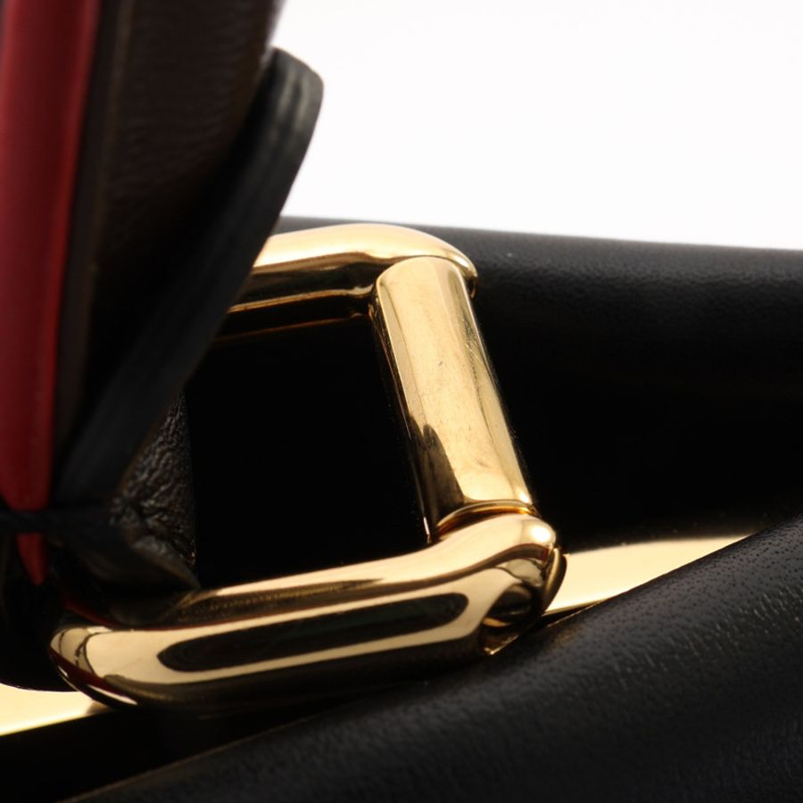 FENDI 芬迪 Peekaboo 兩用包 黑色 牛皮 8BN307 A5AT F14TZ-18