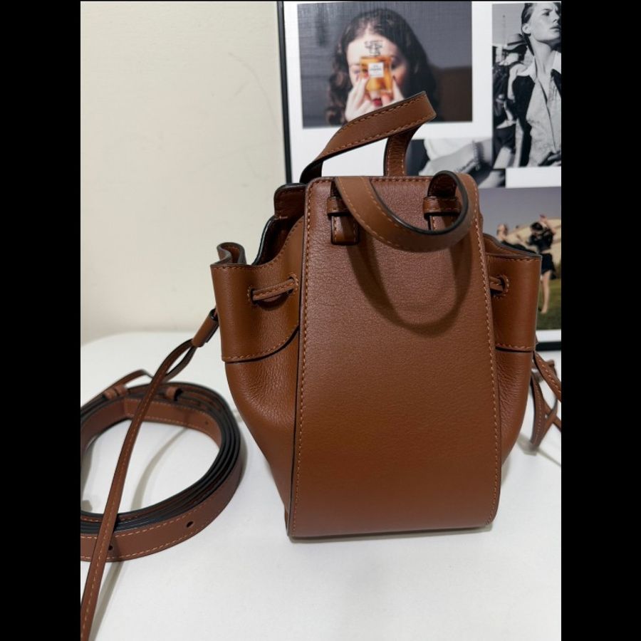 LOEWE羅意威 吊床包mini 棕色 很乾淨 99新✨️-6