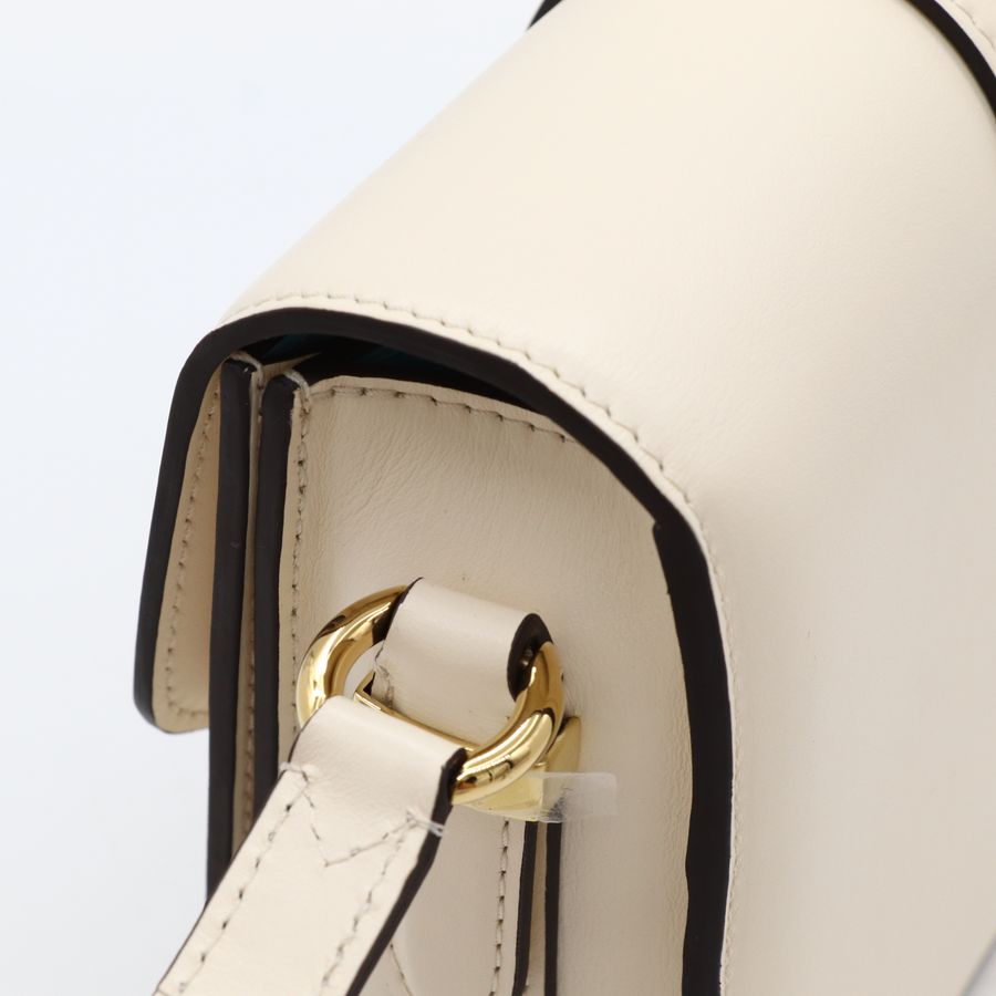 LV Pont 9 小號 奶油白 牛皮 金色 磁吸扣 肩背包 斜背包 M55950-13