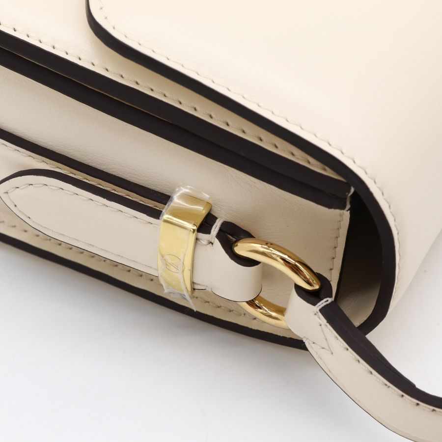 LV Pont 9 小號 奶油白 牛皮 金色 磁吸扣 肩背包 斜背包 M55950-15