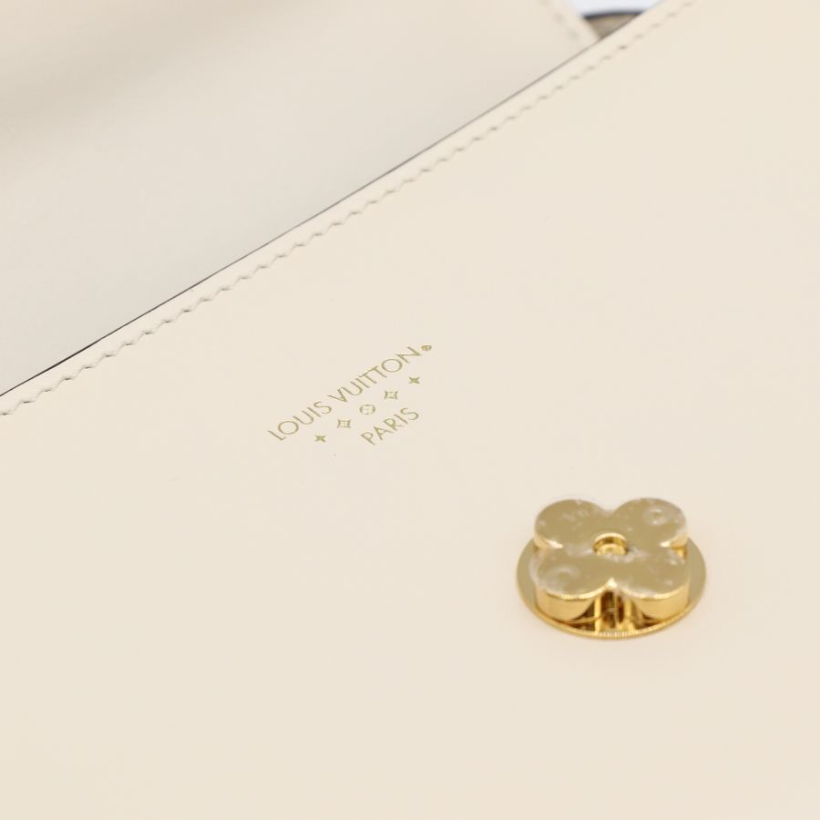 LV Pont 9 小號 奶油白 牛皮 金色 磁吸扣 肩背包 斜背包 M55950-20