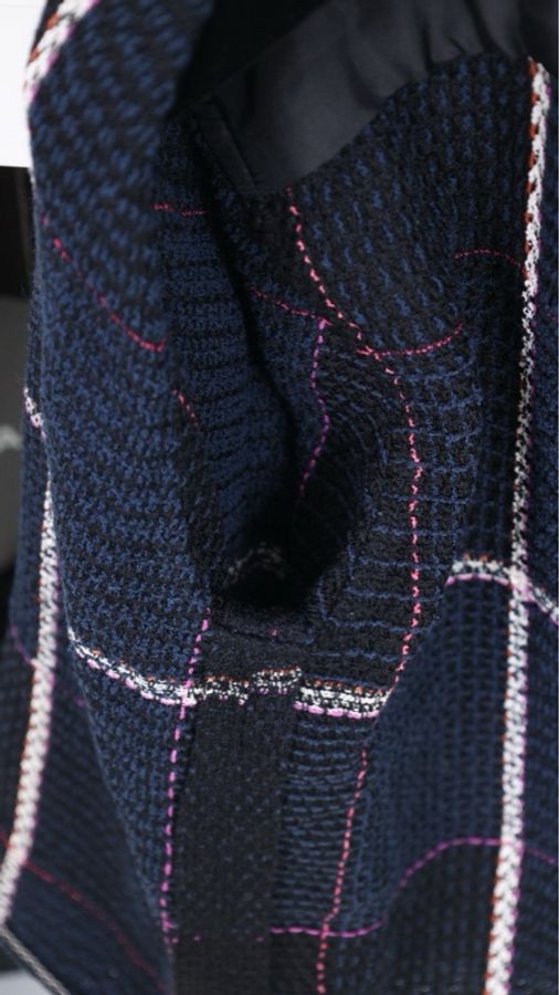 Chanel 07年度假系列秀款深蓝色红白滚边上衣外套-14